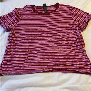tri-colored t-shirt